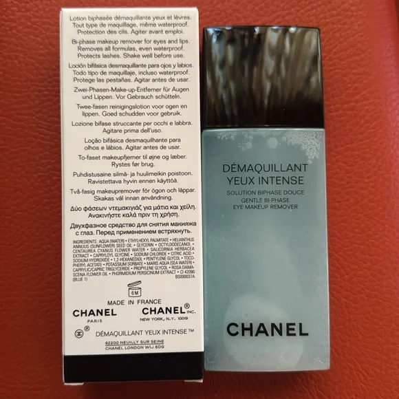 CHANEL DÉMAQUILLANT YEUX INTENSE Gentle Bi-Phase Eye Makeup Remover - Picture 5 of 7